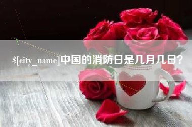 涟源中国的消防日是几月几日？