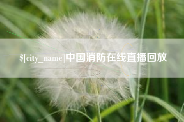 涟源中国消防在线直播回放