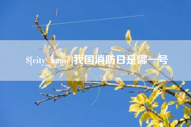 涟源我国消防日是哪一号