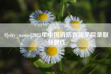 涟源2021年中国消防救援学院录取分数线