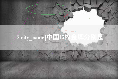 涟源中国15枚金牌分别是