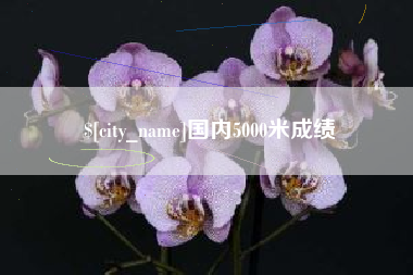 涟源国内5000米成绩