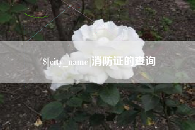 涟源消防证的查询