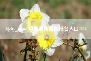 涟源中国消防官网报名入口2024