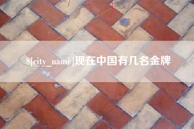 涟源现在中国有几名金牌