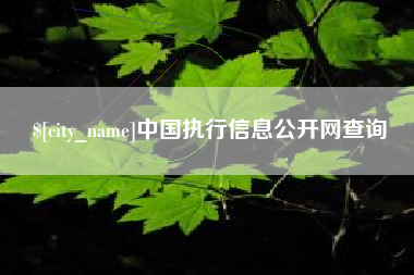 涟源中国执行信息公开网查询