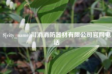涟源川消消防器材有限公司官网电话
