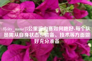 涟源5公里接力赛如何跑好-每个队员需从自身状态、装备、技术等方面做好充分准备
