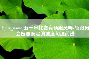 涟源五千米比赛有领跑员吗-领跑员会按照既定的速度匀速前进