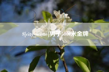 涟源男子5000米金牌