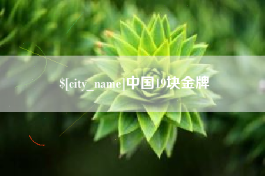 涟源中国19块金牌