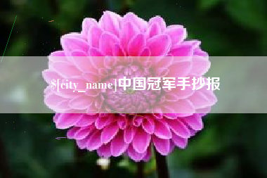 涟源中国冠军手抄报