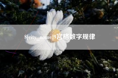 涟源9宫格数字规律