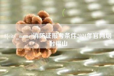 涟源消防证报考条件2024年官网烟台福山